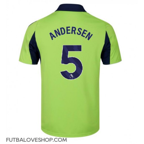 Dres Fulham Joachim Andersen #5 Preč 2025-26 Krátky Rukáv